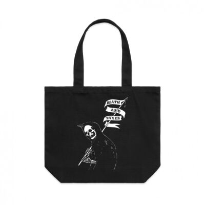 Death & Taxes Tote Bag Thumbnail